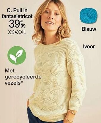 Damart Pull in fantasietricot aanbieding