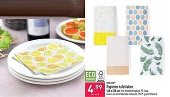 ALDI Papieren tafellaken aanbieding