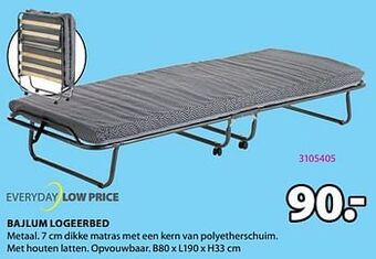 Jysk Bajlum logeerbed aanbieding