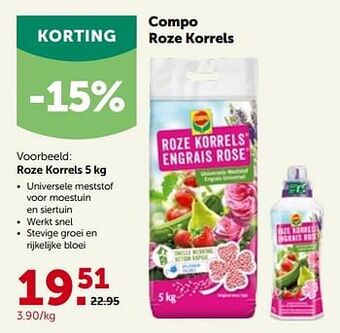AVEVE Compo roze korrels aanbieding