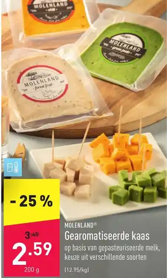 ALDI Gearomatiseerde kaas 200g aanbieding