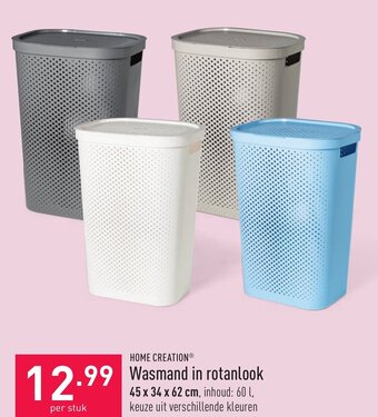 ALDI Wasmand in rotanlook aanbieding