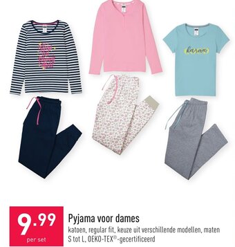 ALDI Pyjama voor dames aanbieding