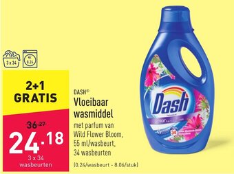 ALDI Vloeibaar wasmiddel aanbieding