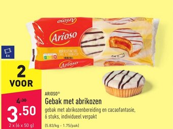 Gebak met abrikozen