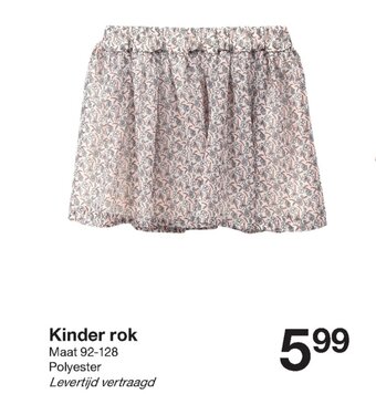 Zeeman Kinder rok aanbieding