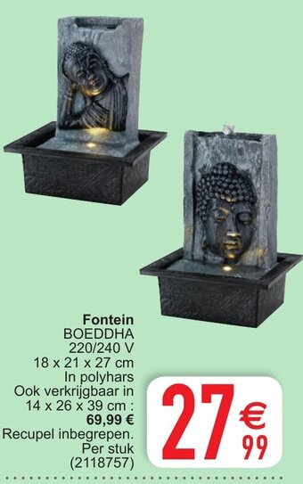 Cora Fontein aanbieding