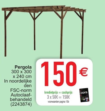 Cora Pergola aanbieding