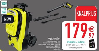 Cora Hogedrukreiniger aanbieding