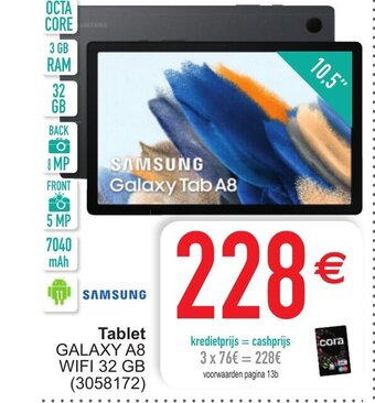 Cora Tablet aanbieding