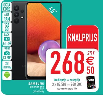 Cora Samsung smartphone aanbieding