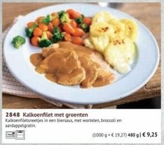 Bofrost Kalkoenfilet met groenten aanbieding
