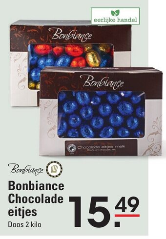 Sligro Bonbiance Chocolade eitjes aanbieding