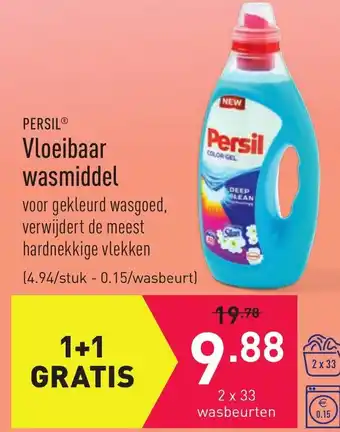 ALDI Persil Vloeibaar wasmiddel 2st aanbieding