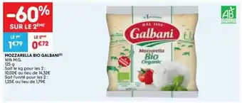 Mozzarella Bio Galbani