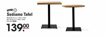Sligro Sediamo Tafel aanbieding