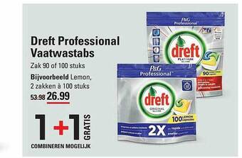 Sligro Dreft Professional Vaatwastabs aanbieding