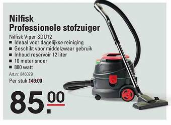 Sligro Nilfisk Professionele Stofzuiger aanbieding