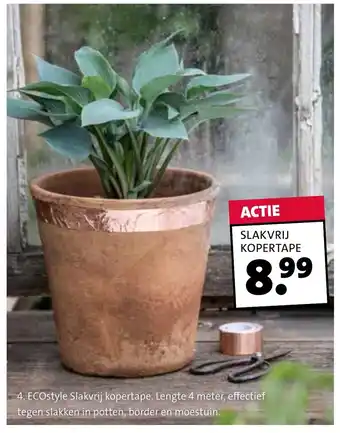ECOstyle Slakvrij kopertape