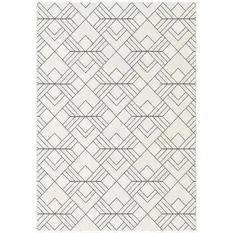 Leen Bakker Tapijt Brock - wit - 160x230 cm - Leen Bakker aanbieding