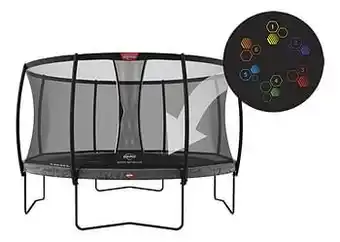 Dreamland Berg trampolineset Champion Levels Ø 4,30 m aanbieding