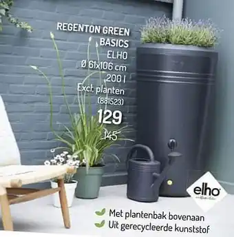 Oh Green Regenton green basics elho aanbieding