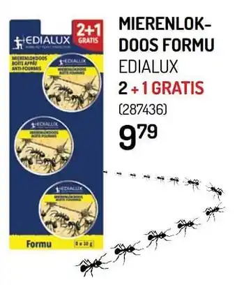 Mierenlokdoos formu edialux