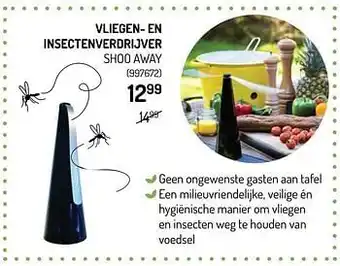 Vliegen- en insectenverdrijver shoo away