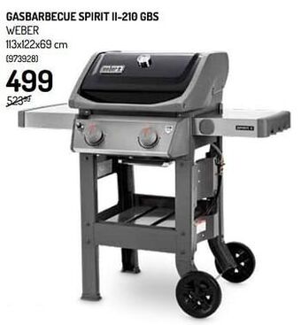 Gasbarbecue spirit ii-210 gbs weber