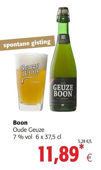 Colruyt Boon oude geuze aanbieding