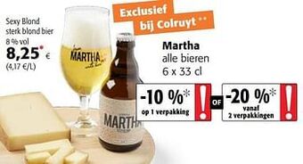 Colruyt Martha alle bieren aanbieding