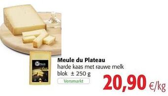 Colruyt Meule du plateau harde kaas met rauwe melk aanbieding