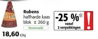 Rubens halfharde kaas