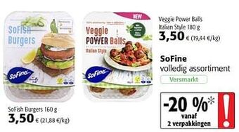 Colruyt Sofine volledig assortiment aanbieding