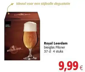 Colruyt Royal leerdam bierglas pilsner aanbieding