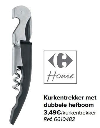 Carrefour Kurkentrekker met dubbele hefboom aanbieding