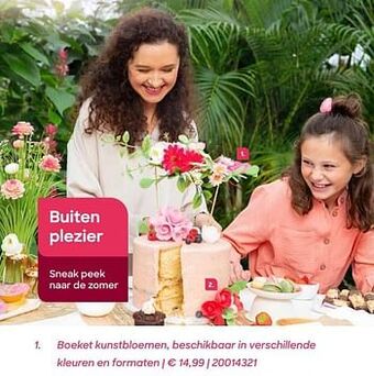 Boeket kunstbloemen