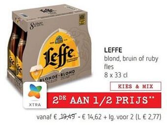Leffe blond bruin of ruby