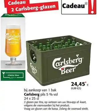 Colruyt Carlsberg pils aanbieding