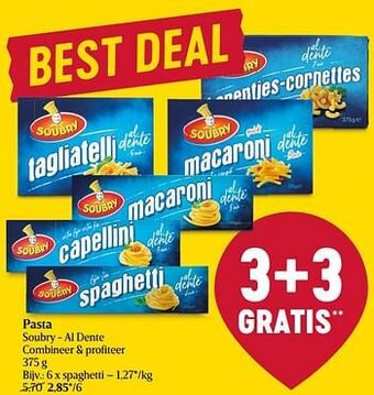 Delhaize Spaghetti aanbieding