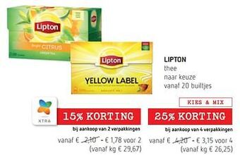 Lipton thee