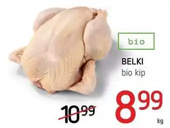 Spar Colruyt Belki bio kip aanbieding