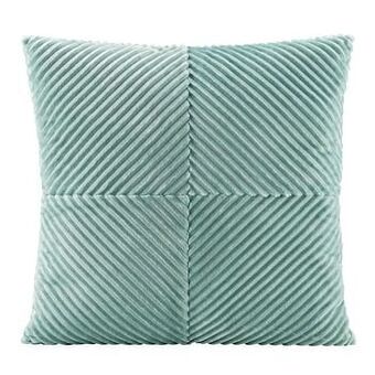 Leen Bakker Sierkussen Raf - grijsgroen - 45x45 cm - Leen Bakker aanbieding