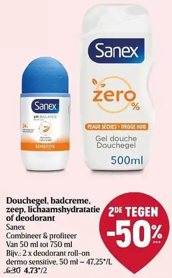 Deodorant roll-on dermo sensitive