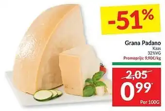 Intermarché Grana padano kaas aanbieding