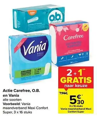 Carrefour Vania maandverband maxi confort super aanbieding