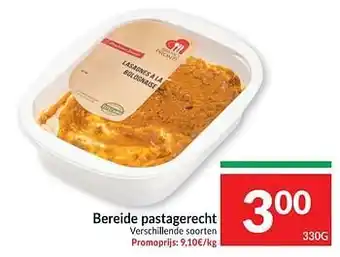 Bereide pastagerecht