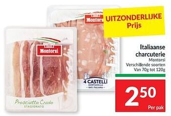 Intermarché Italiaanse charcuterie montorsi aanbieding