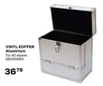 Supra Bazar Vinyl koffer aluminium 26000262 aanbieding