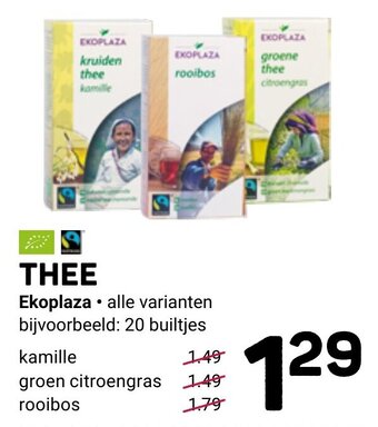 Ekoplaza Thee aanbieding